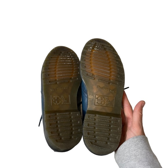 Dr. Martens | 1461 Leather Oxford Shoes - Blue ; Womens 7 - Picture 7 of 9